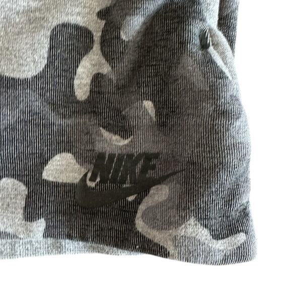 Nike Womens Sweat Tech Fleece Camo Crew Neck Sweatshirt Long Back Zipper - Small - Picture 11 of 15